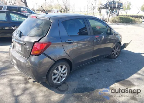2016 Toyota Yaris Le z USA, uszkodzony, nr VIN VNKKTUD3XGA057359